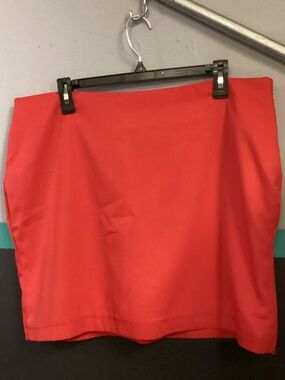 Coral Bay Bright Red Golf Skirt